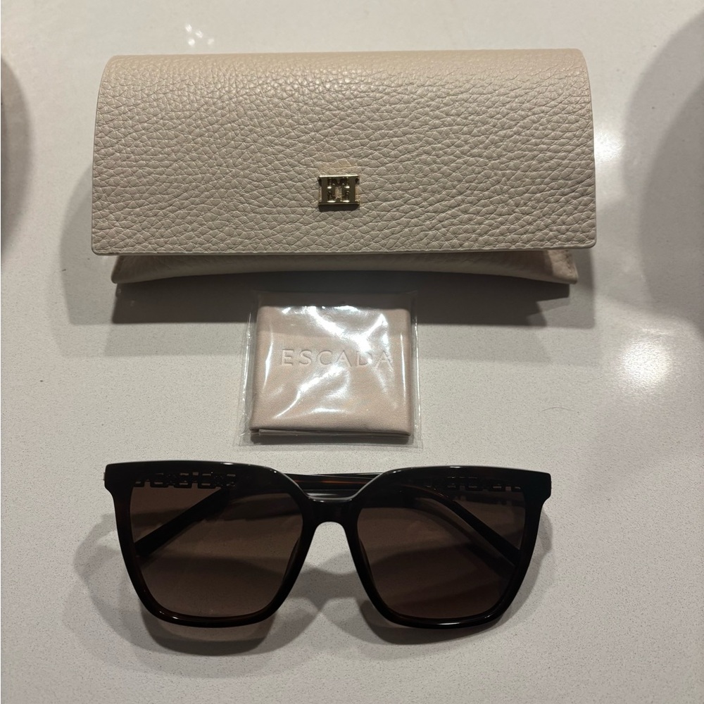 BRAND NEW Escada Sunglasses - New With Case and Cleaning Cloth.